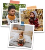 Kishu Baby Indi GOTS Organic Infinity Scarf Bib Set - 4-Way Reversible, 8 Layer Muslin Drool Bibs - Image 3